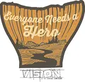 Vision Hero Sticker 120mm Klistermärke