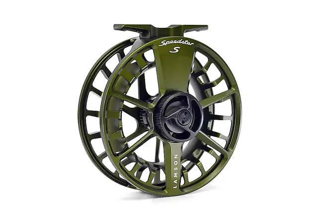 Waterworks-Lamson Speedster S -9+ Reel Olive Green - Skitt Fiske