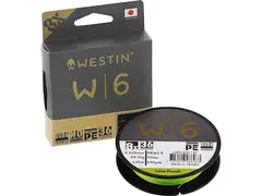 Westin W6 8 Braid 300m 0,37mm Mulitfilament Fiskelina i Lime Punch