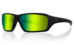 Westin W6 Sport 15 Matte Black Green Solglasögon designat för sportfiskare