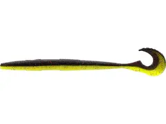 Westin Swimming Worm Black/Chartreuse 13cm 5pack