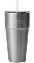 Yeti Rambler Straw Cup 760ml Stainless Stor isolerad drickskopp med sugrör