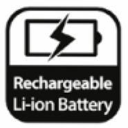 Oppladbart Li-on batteri